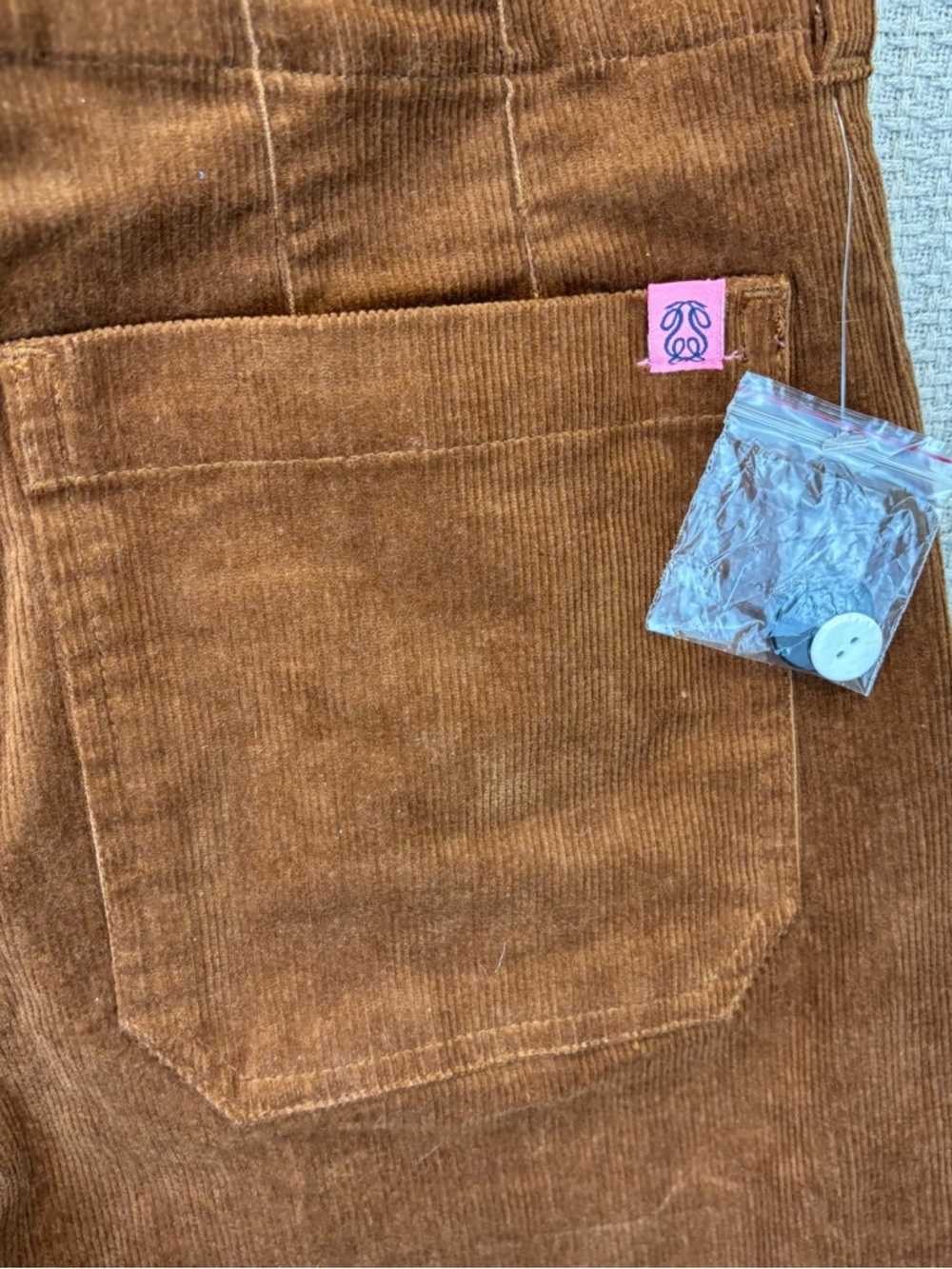 NWT Simply Southern Women’s Brown Corduroy Pants Size Small Boho Spring Preppy - Picture 8 of 10